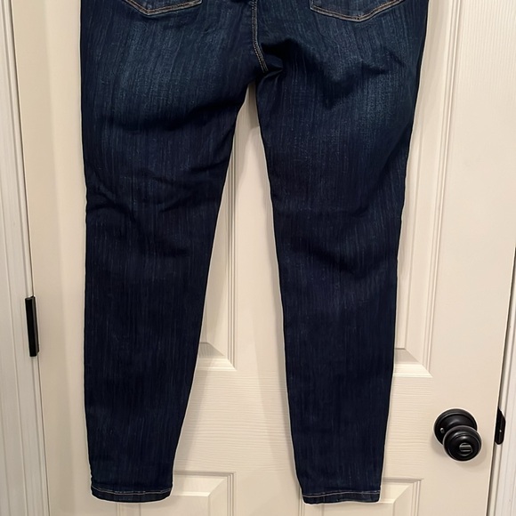 Judy Blue Women’s High Rise Dark Wash Pull On Skinny Jeans Sz 13/31 Stretch - Picture 6 of 12